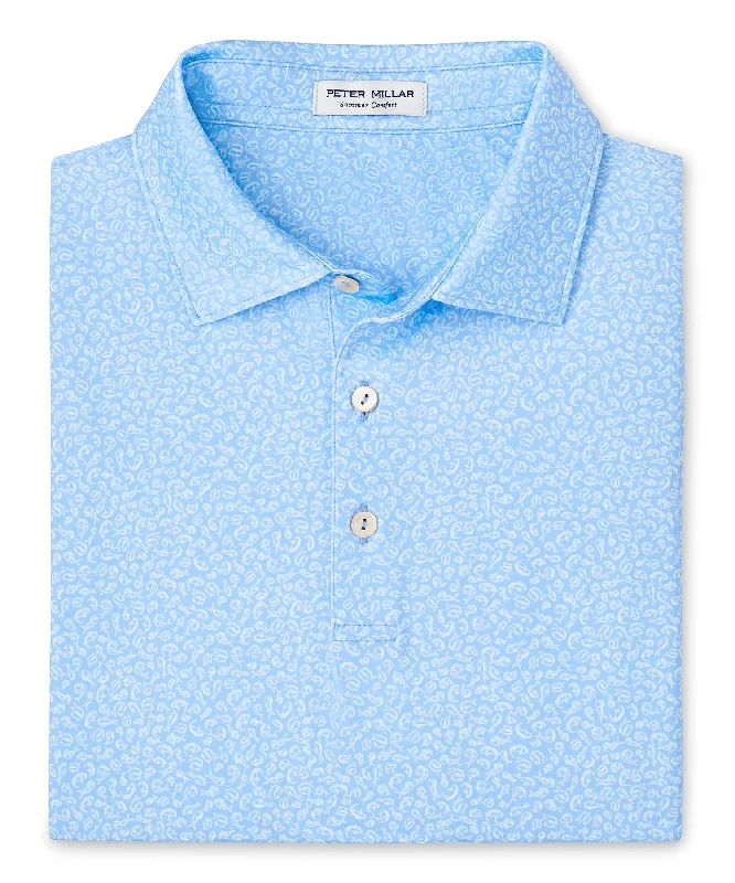 Peter Millar Short Sleeve 'Mahi Mahi' Print Polo Knit Shirt