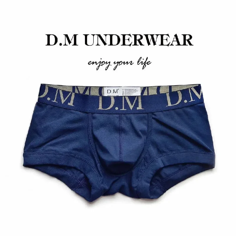 D.M Men's Boxer Underwear Low Waist sexy