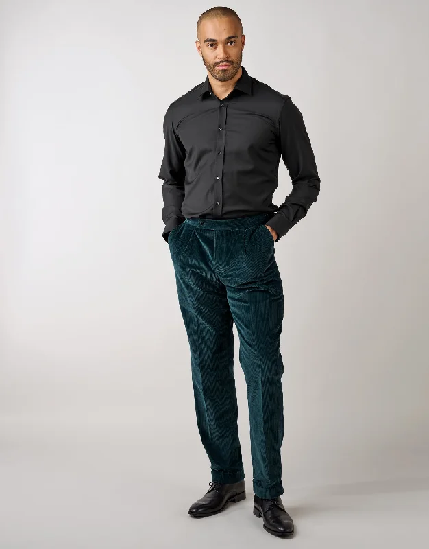 Evans Petrol Blue Corduroy Trouser