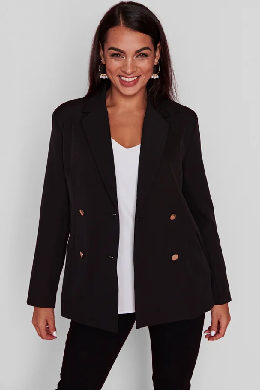 Claire Black Blazer