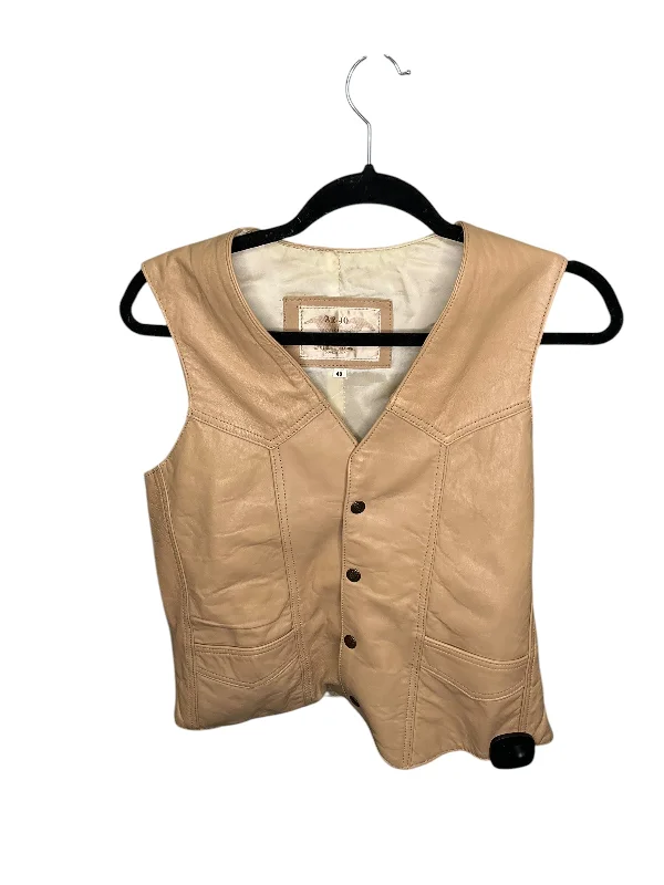 Vest Other By Clothes Mentor In Tan, Size: S