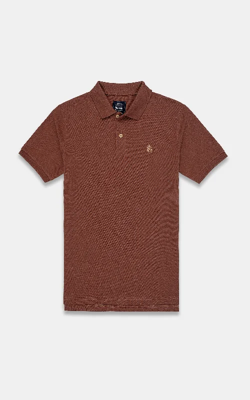 CLASSIS POLO SHIRT RUST