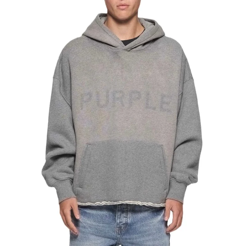 Purple Brand Heavyweight Fleece Hoodie (Mid Heather) M4104-HFMH424