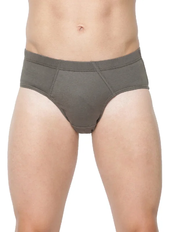 Men Soft Streachable Inner Elastic Plus Size Brief Suriya-Pack of 2