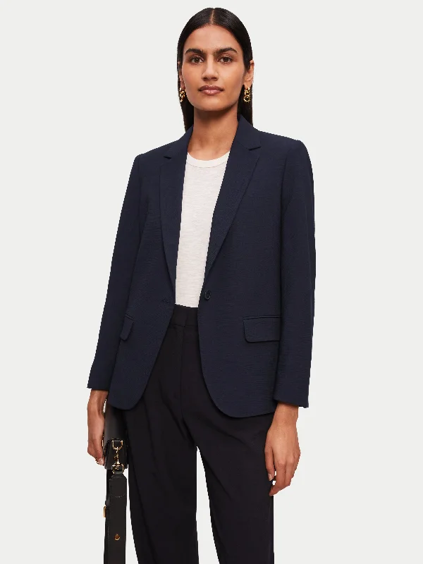 Crosshatch Brook Blazer | Navy