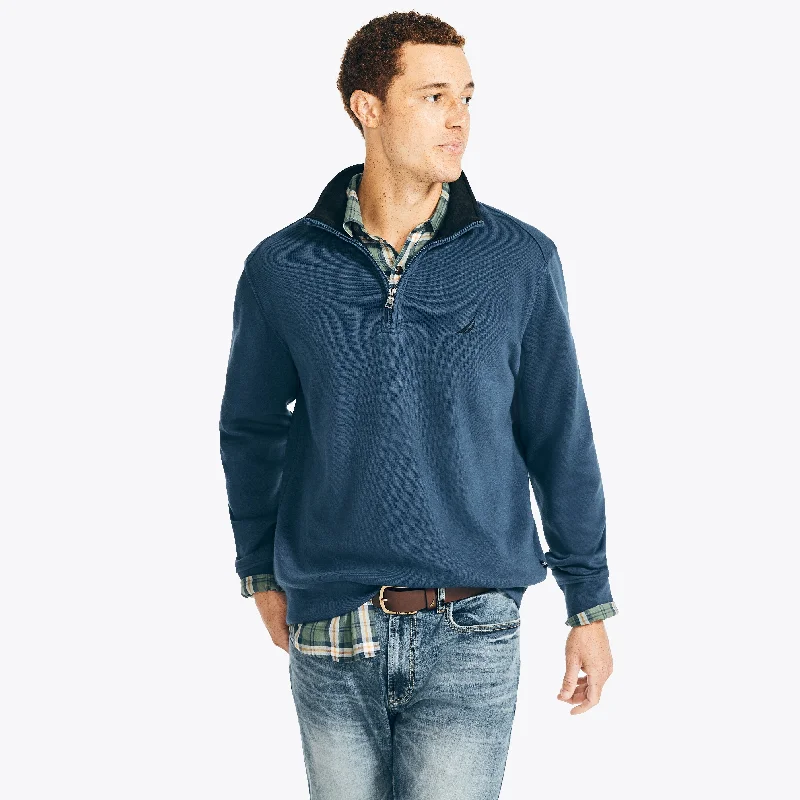 Nautica Mens Quarter-Zip Sweatshirt