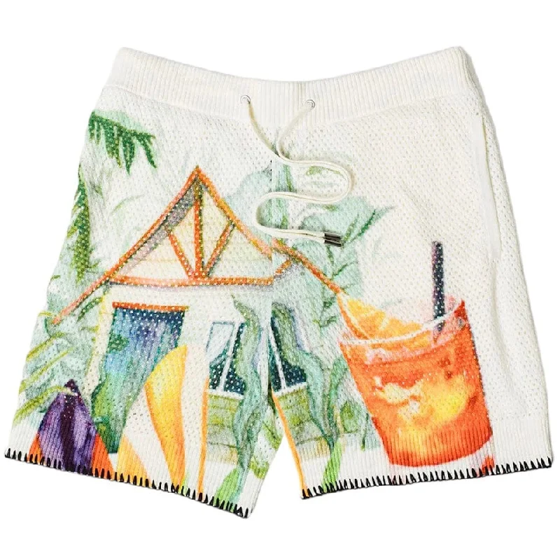 Si Tu Veux Tropical Life Shorts (Cream) TV0129