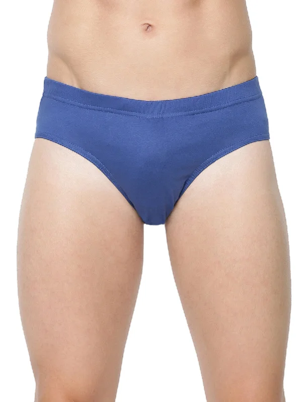 Soft Combed Fine Jersey Solid Inner Elastic Brief Merc (2 PCs Pack)