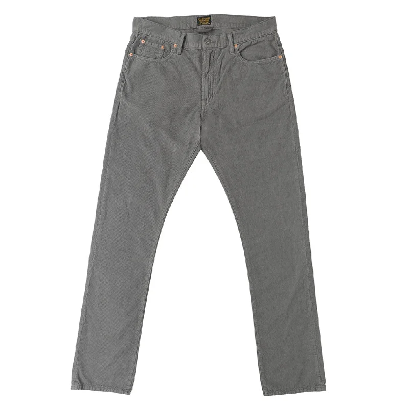 5-Pocket Slim Fit Corduroy Pants - Iron