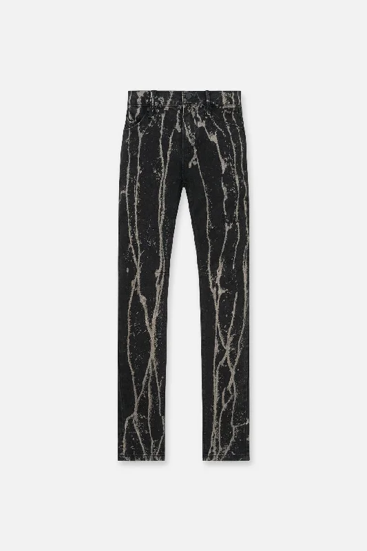 CLAYTON SKINNY JEAN | FADED BLACK PAINT