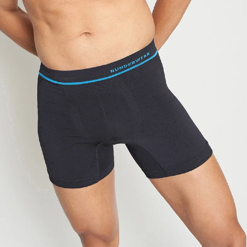 Men's Running Boxer Shorts - Black