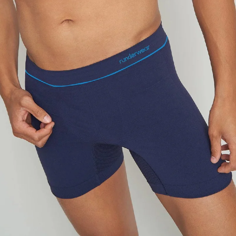 Men's Running Boxer Shorts- Navy | runderwear