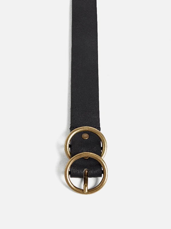 Italian Leather Carlos Belt | Black