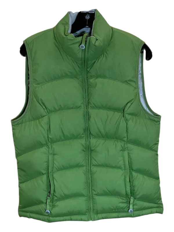 Vest Puffer & Quilted By L.l. Bean In Green, Size: M