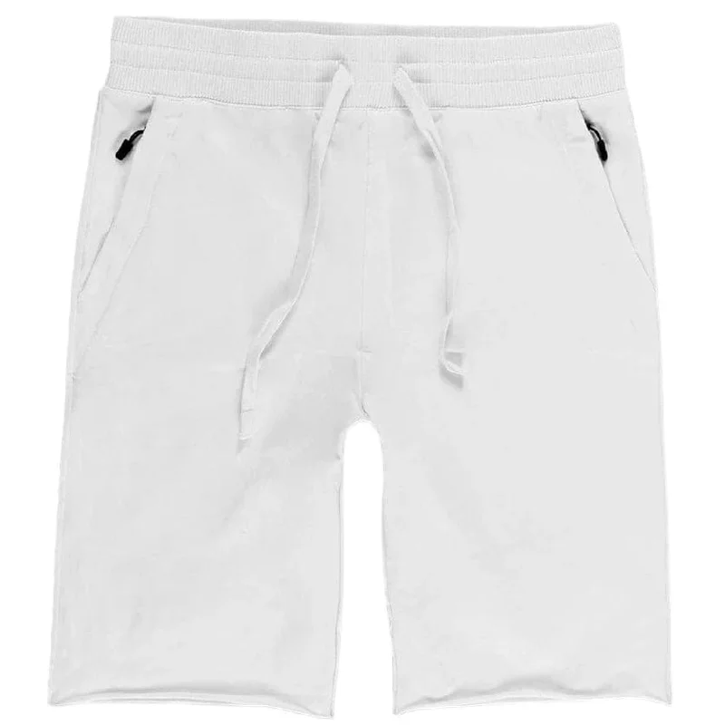 Jordan Craig Palma French Terry Short (White) 8460S