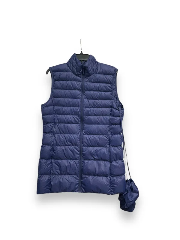 Vest Puffer & Quilted By Clothes Mentor In Blue, Size: L