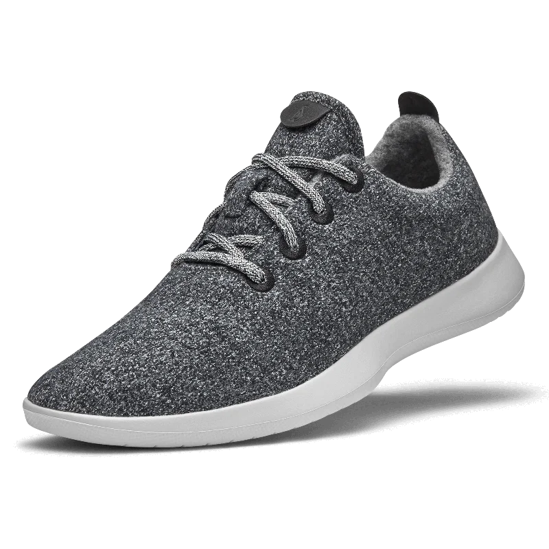 Men's Wool Runners - Natural Grey (Light Grey Sole)