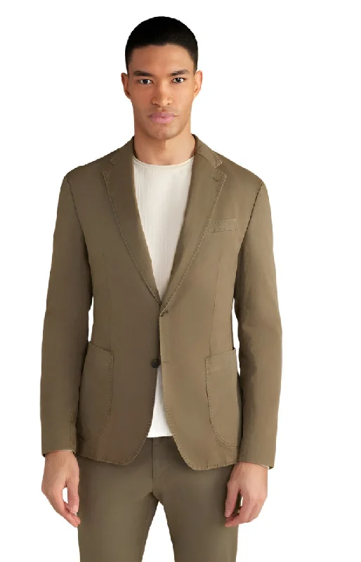 ID70180-Joop Olive  Cotton Mix  Jacket