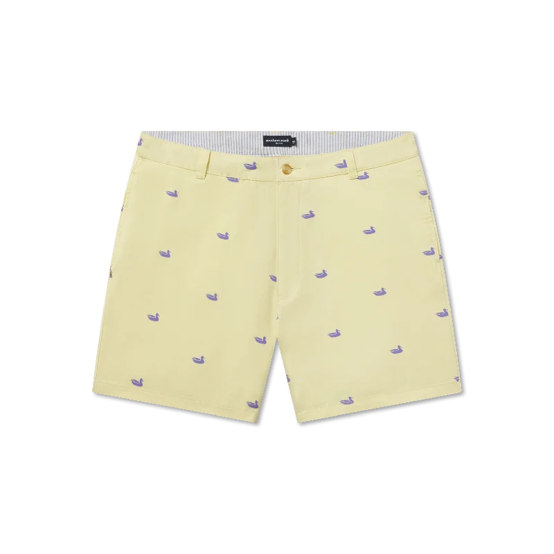 Regatta Short with Printed Ducks - 6in. Flat