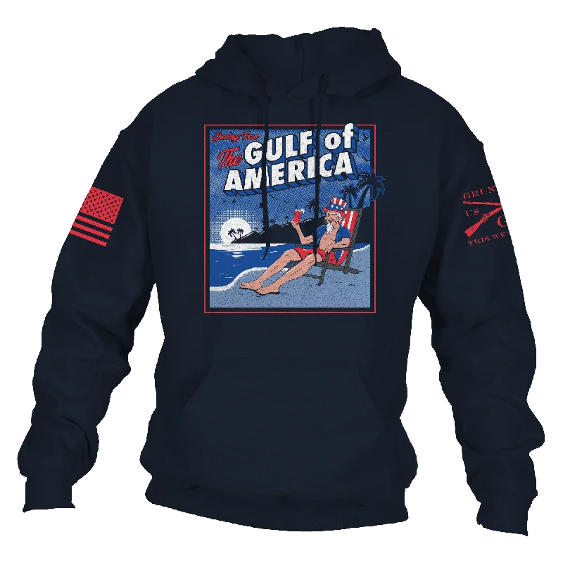 Greetings From The Gulf Of America Hoodie - Navy