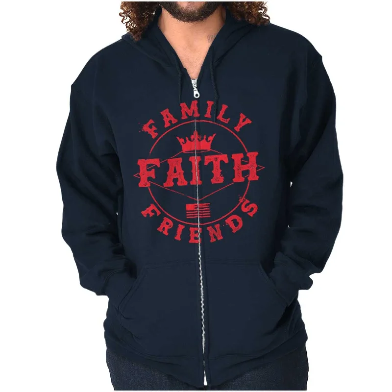 Faith Family Friends Zip Hoodie