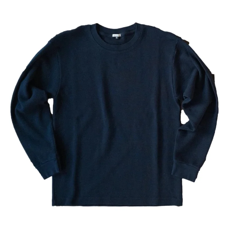 Waffle Thermal  Dark Navy