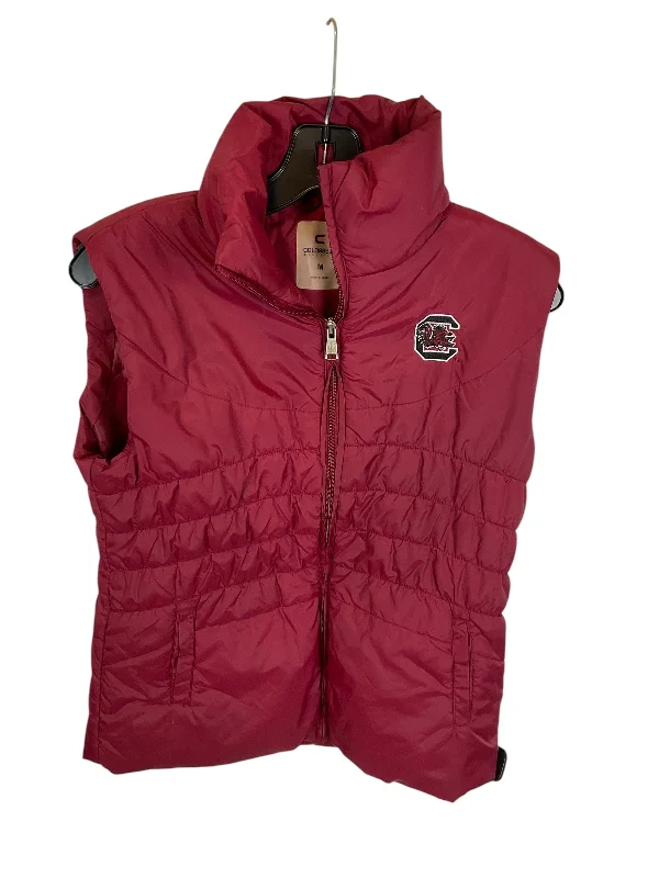 Vest Puffer & Quilted By Colosseum In Red, Size: M