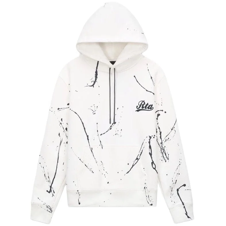 Rta Dion Hoodie (White Paint Collegiate Script) MU24K628-T1181WTPCS