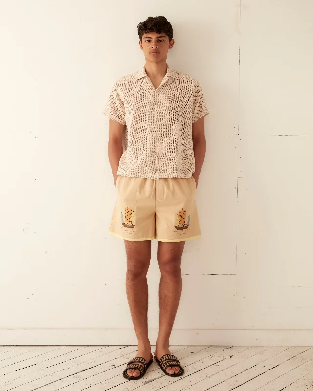 Ship Appliqué Shorts