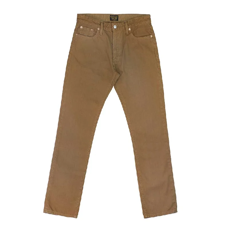 5-Pocket Regular Fit 13.5 oz Twill Pants - Boston Brown