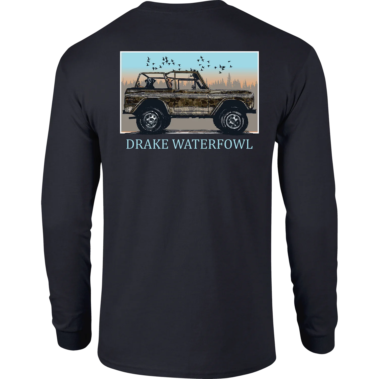 Drake Old School Ride Along Long Sleeve T-Shirt