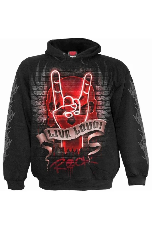 Live Loud - Hoody Black