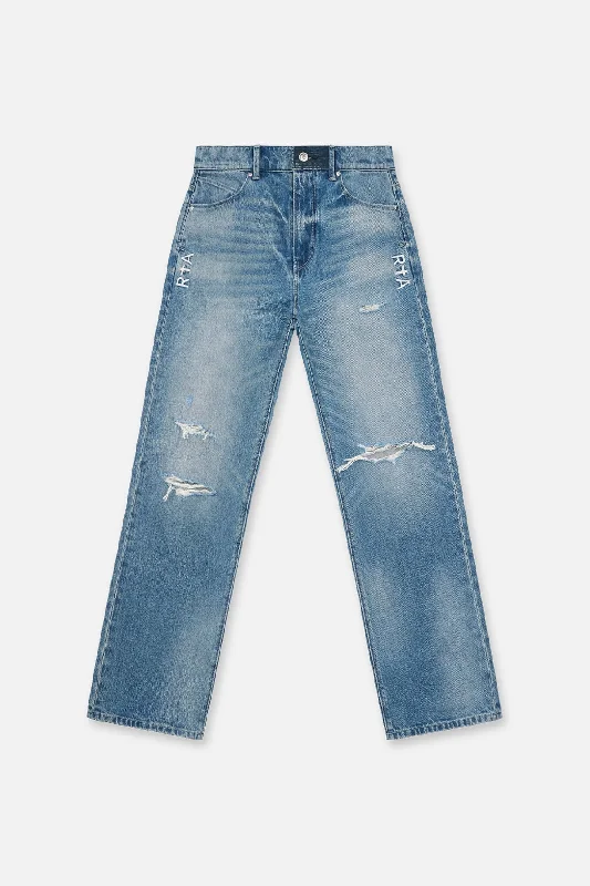 JONAS STRAIGHT LEG JEAN | RIPPED MEDIUM WASH