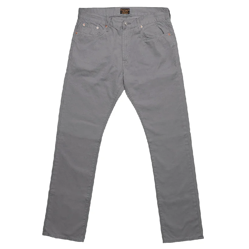 5-Pocket Slim Fit Twill Pants - Iron