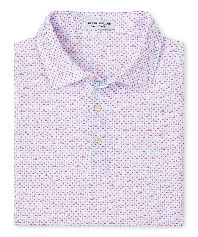 Peter Millar Short Sleeve 'Bees Knees' Print Polo Knit Shirt