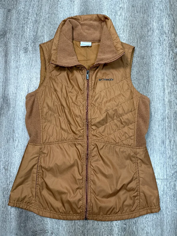 Vest Puffer & Quilted By Columbia In Orange, Size: S