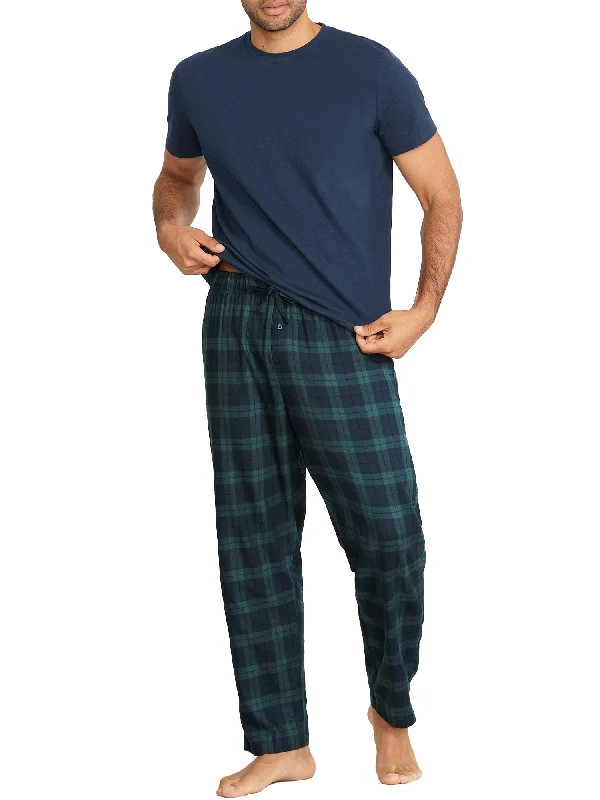 Bare Women's The Cozy Men's Brushed Cotton Pajama Set