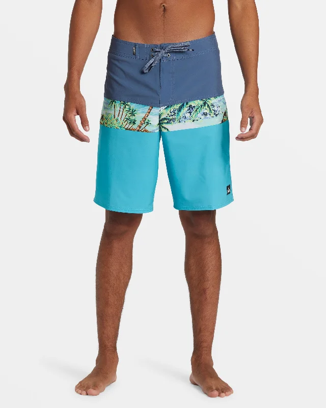 Surfsilk Panel 20" Boardshorts - Maui Blue