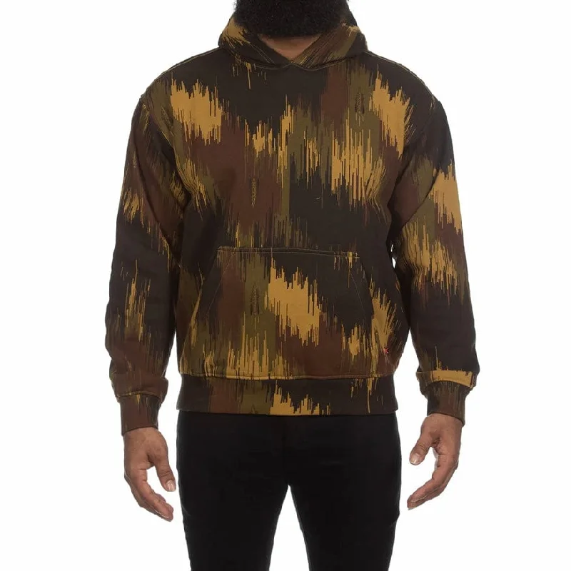 Ice Cream Drip Camo Hoodie (Dried Tobacco) 441-6310