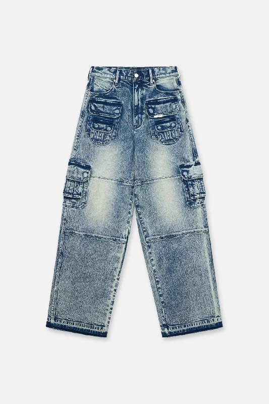 ROMAN CARGO JEAN | MEDIUM ACID WASH