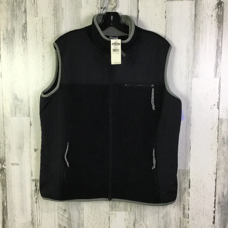 Vest Fleece By Old Navy In Black, Size: Xl