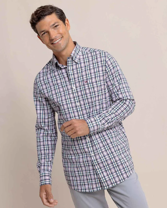 Charleston Master Plaid Long Sleeve Sport Shirt