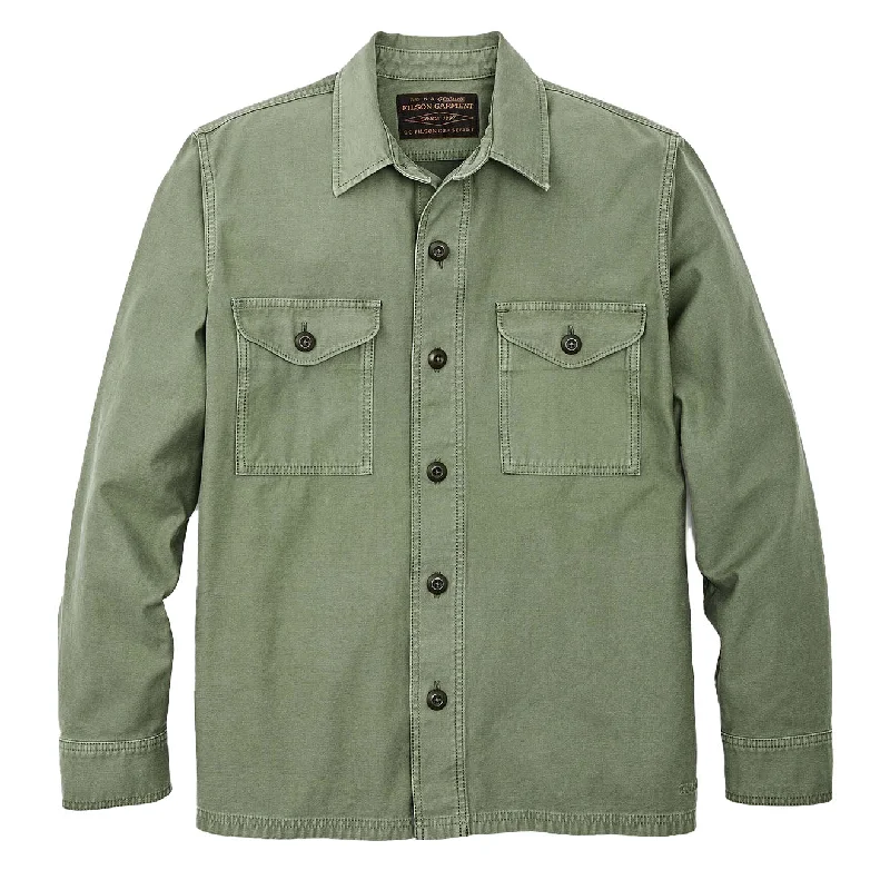 Filson Field Jac-Shirt Washed Fatigue Green