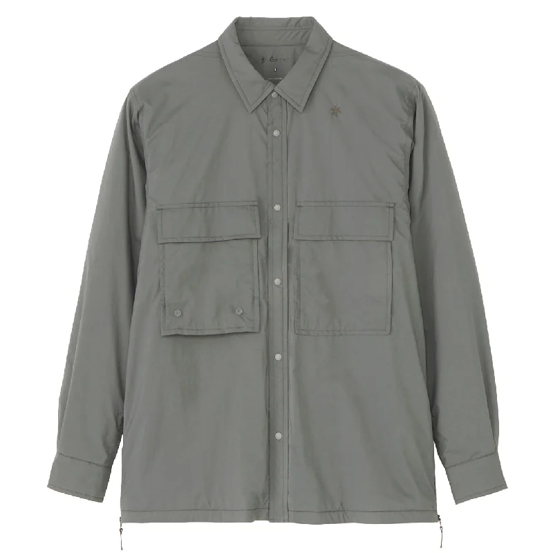 Goldwin Pertex Double Cloth Field Warm Shirt Shadow Gray