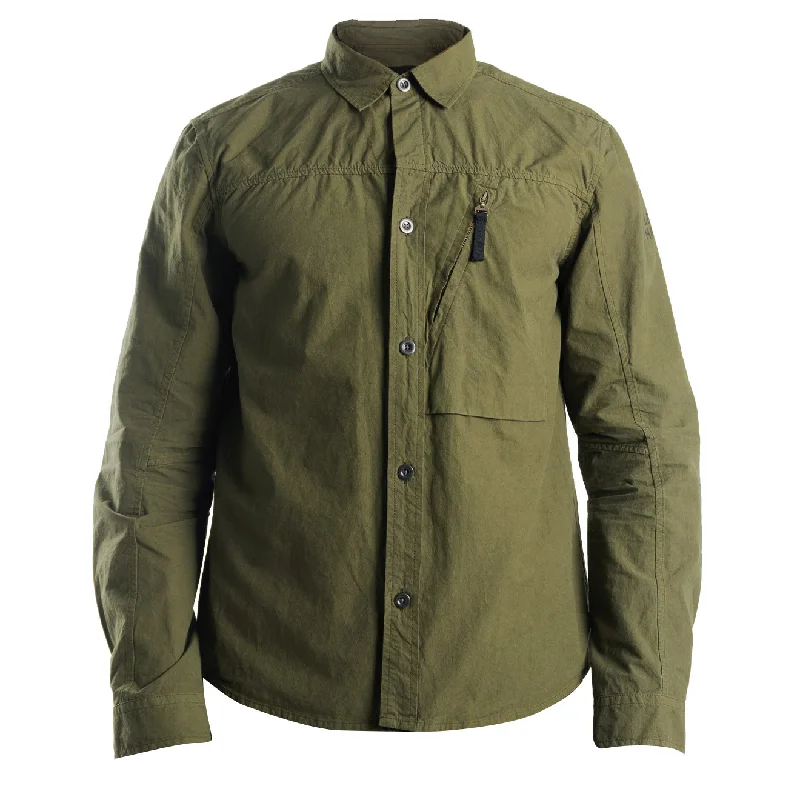 Left Hand Zip Pocket Shirt Olive