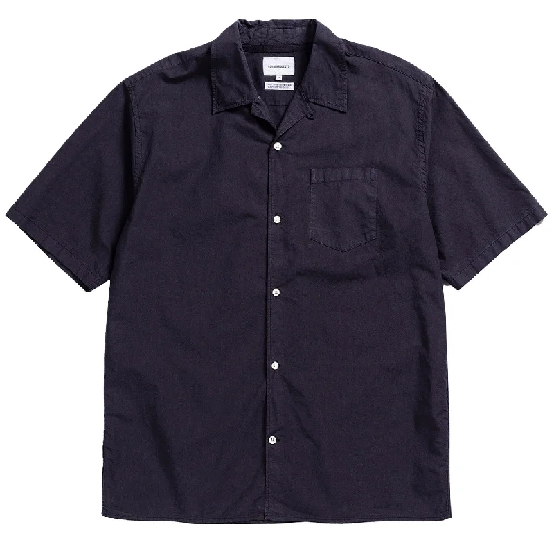 Norse Projects Carsten Tencel SS Shirt Dark Navy