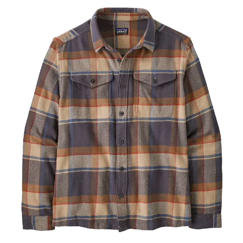 Patagonia Fjord Flannel Shirt Sunrise Ridge / Forge Grey