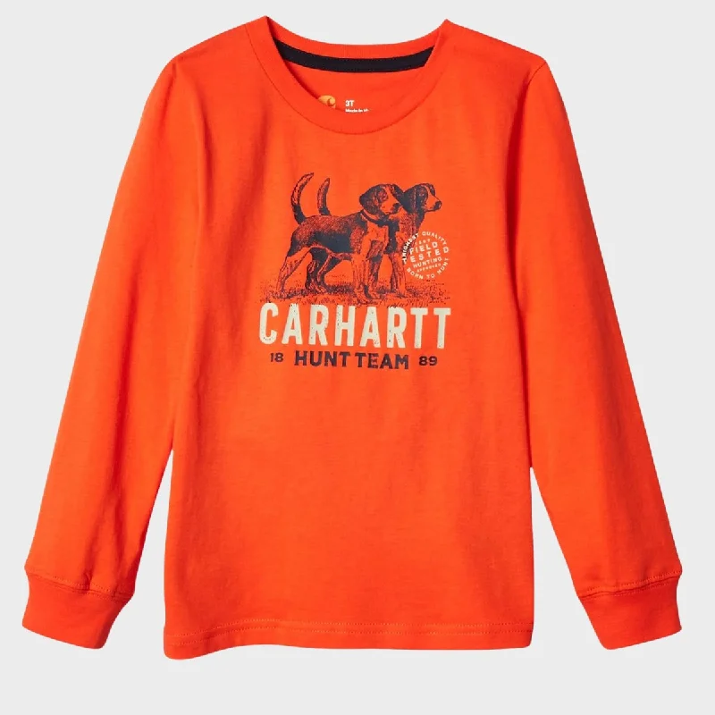 Kids Carhartt Top Orange Dogs