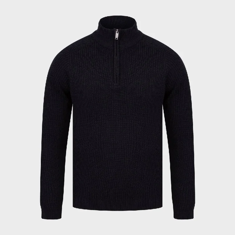 Mens 1/4 Zip Raglan Pullover