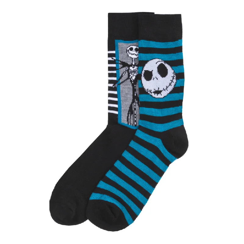 2 Pack Nightmare Before Christmas Striped Crew - Adult